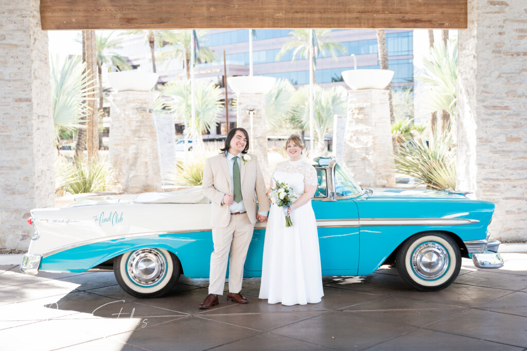 Scottsdale elopement by Scottsdale elopement photographer, DePoy Studios. Wedding at The Scott Rsort and Spa.