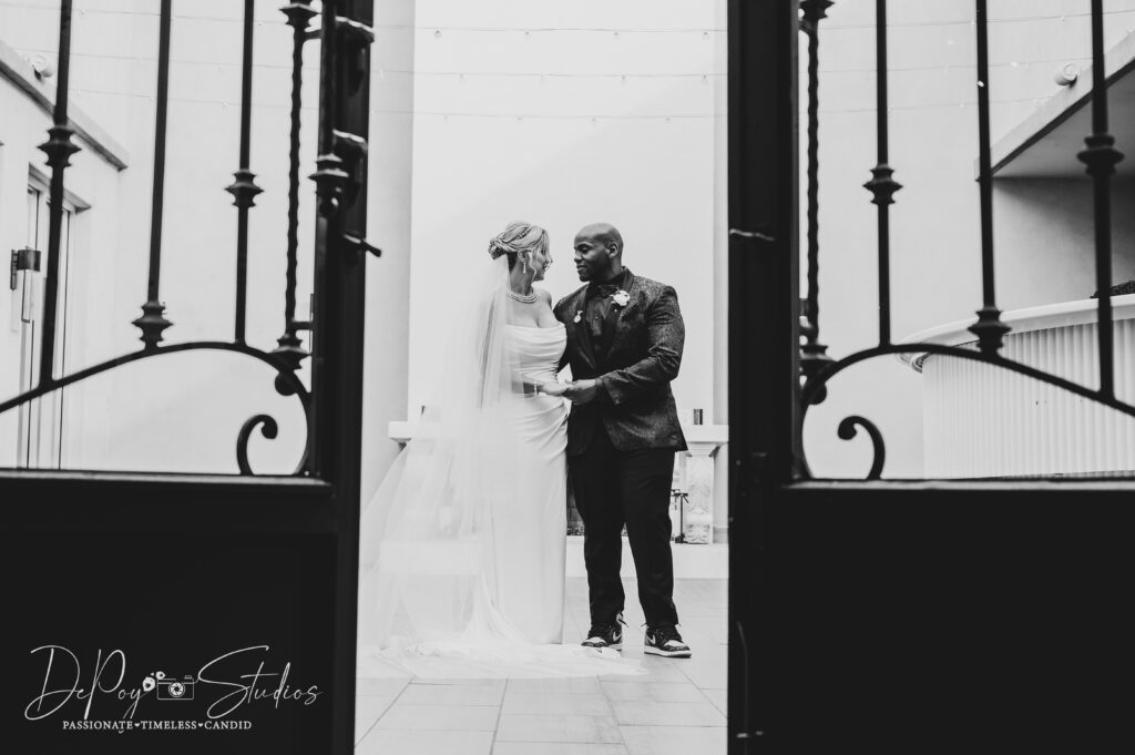 Chandler wedding photographer photography cadid moments with bride and groom