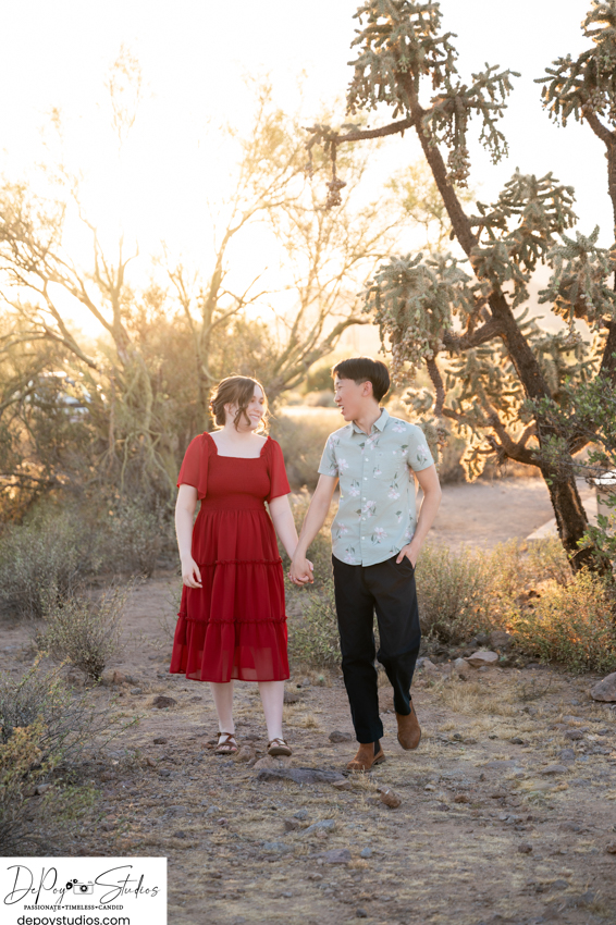Lost Dutchman State Park engagement photos