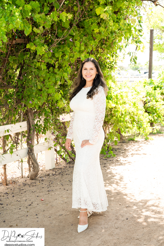 Arizona garden elopement photographer natural light