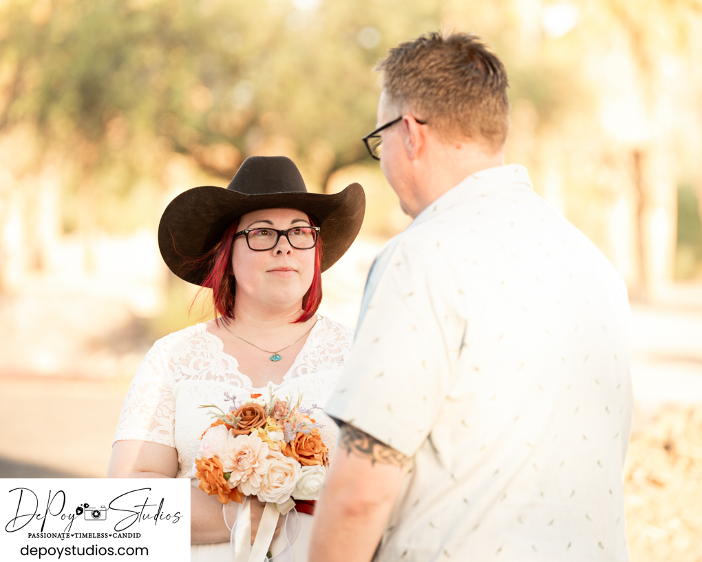 Papago Park elopement photos
