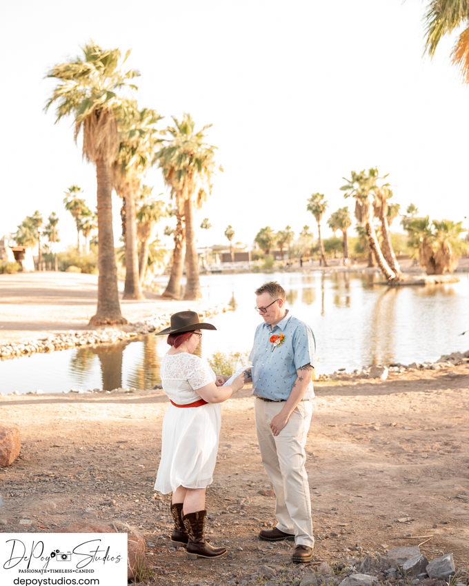 UK couple Arizona elopement