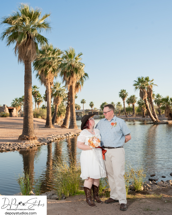 UK couple Arizona elopement