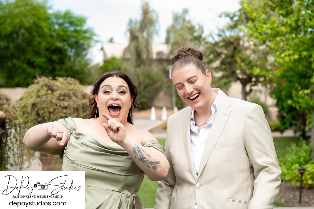 candid wedding reception moments same-sex couple