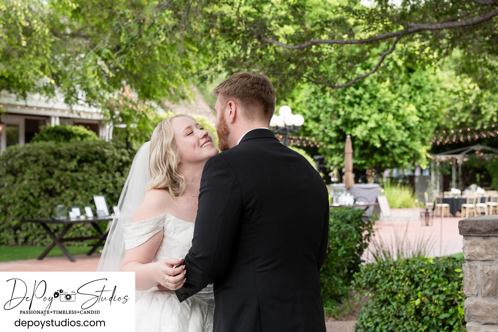 emotional wedding first look
