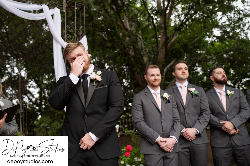 emotional wedding ceremony