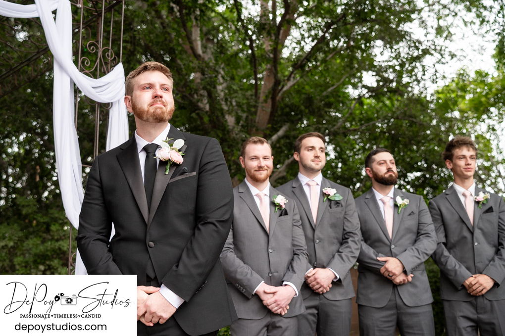 emotional wedding ceremony